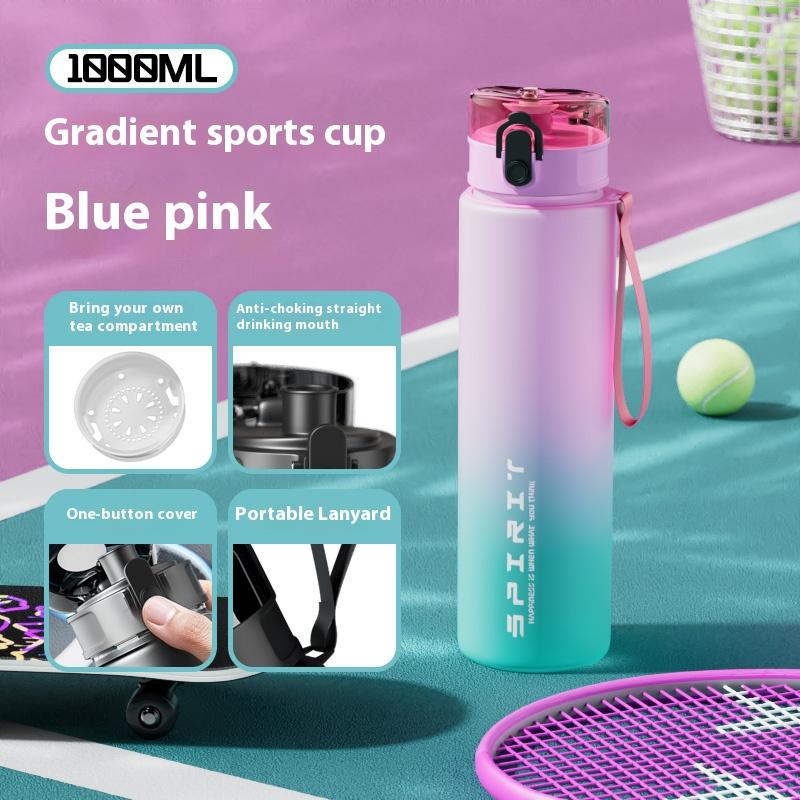 Спортивная чашка для воды Gianxi Пластиковая бутылка для воды для мужчин Новая большая вместимость Высокотемпературная устойчивость Фитнес Портативная бутылка для спортзала