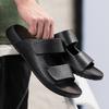Beach Comfortable Flats Slides Casual Shoes Wading Aqua Shoes Metal Buckle Summer Men Slippers Indoor Outdoor Half Drag Sandals