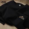 JEEP SPIRIT Men's 2025 Round Neck Loose Fit Sweatshirt