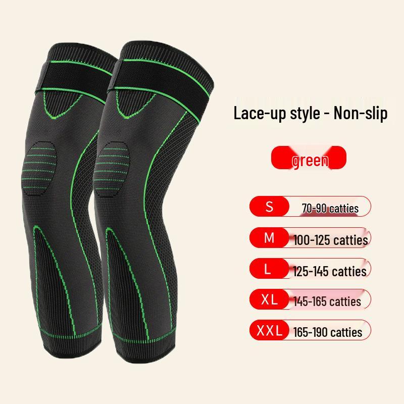 Men's Fleece-Lined Knee Support Sleeves - Non-Slip, Warm Compression for Sports and Cold Legs