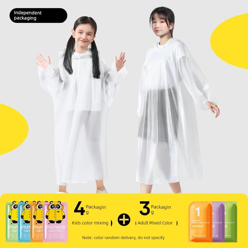 Thickened Travel Portable Kids Card Disposable Raincoat