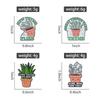 Эмалевые значки Горшки для растений Заказные Броши GREAT THINGS TAKE THYME Значки на лацкан Одежда Забавные Украшения Подарок для друзей