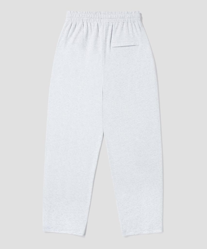 AGOD Balloon Cut Wide Sweatpants [White Melange]
