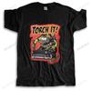 Мужская футболка летняя мужская футболка Rat Fink Факел Это Черный Короткий рукав Мужская футболка SMLXL2XL унисекс футболка подростковые топы