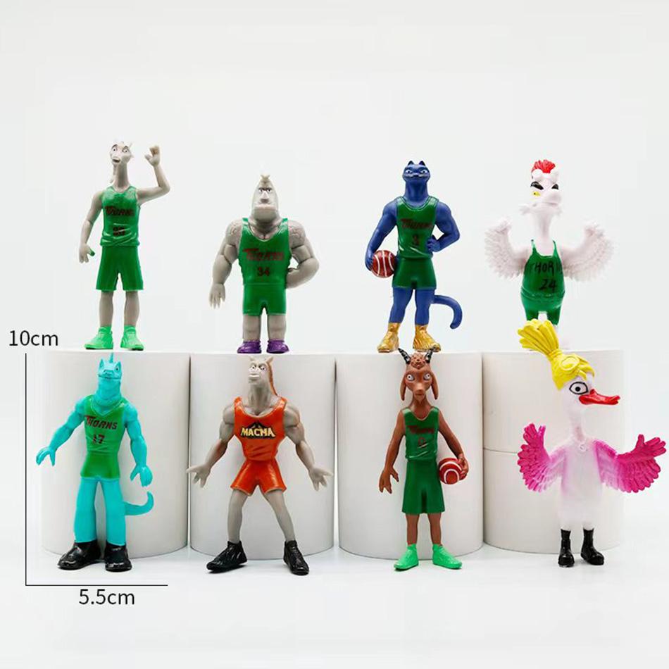 Hot Anime Miracle Dream Team GOAT Cartoon Figures Cosplay Action Model Pvc Desktop Statue Ornament Collection Toys Kids Gifts
