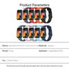 KALEBOL Watch Strap For Huawei Band 10/9/8 Perforated U-Buckle Silicone Breathable Wrist Band