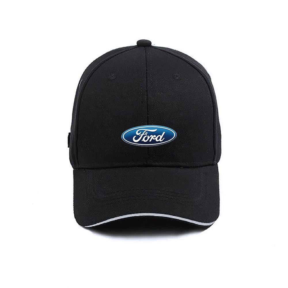 TRR400-1pcs Car Baseball Cap Peaked Cap Adjustable Unisex Hat For Ford 2 3 4 5 MK 2 6 7 Ranger Fiesta Mustang Kuga Mondeo Fusion Taurus