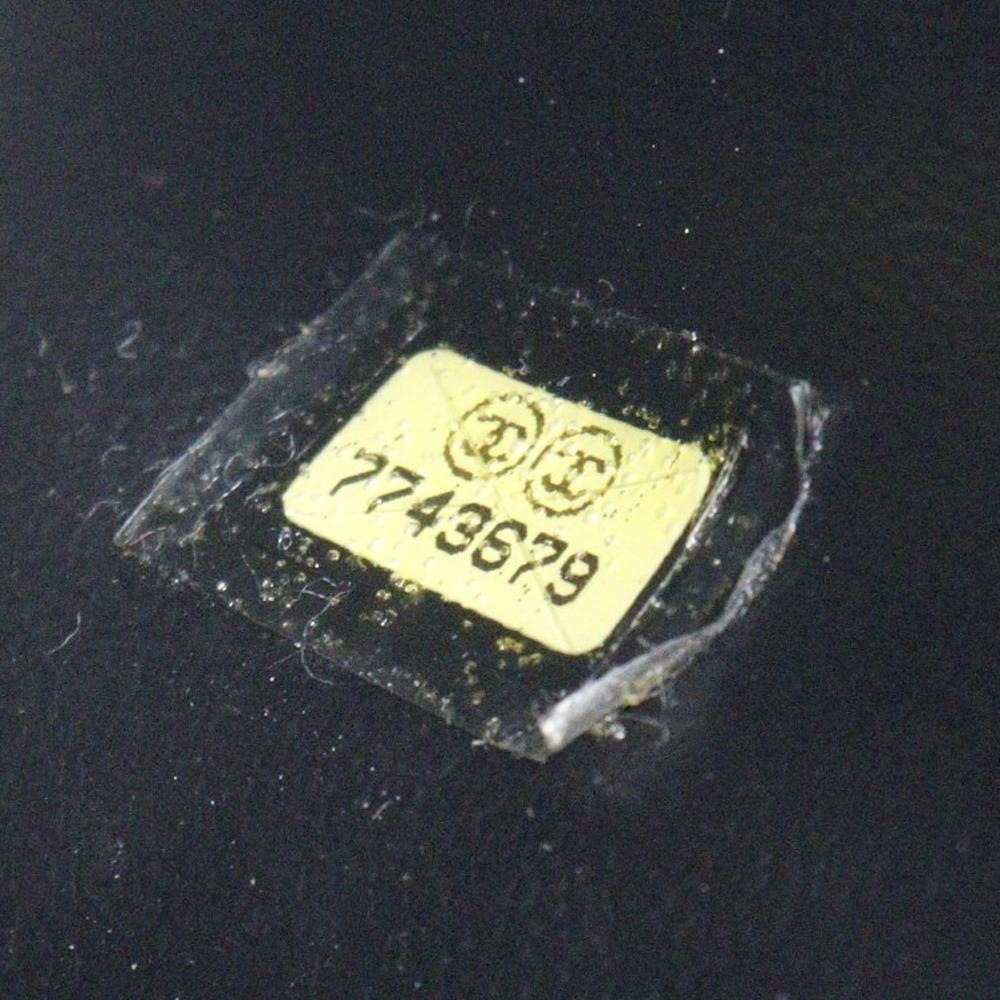 Chanel Косметичка A01998 Знак COCO Сумка черная Кожа Кавьяр Женская Б/у