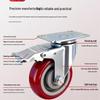 Silent Heavy Duty Polyurethane Caster Wheels for Trolley Carts (45-68 inch)