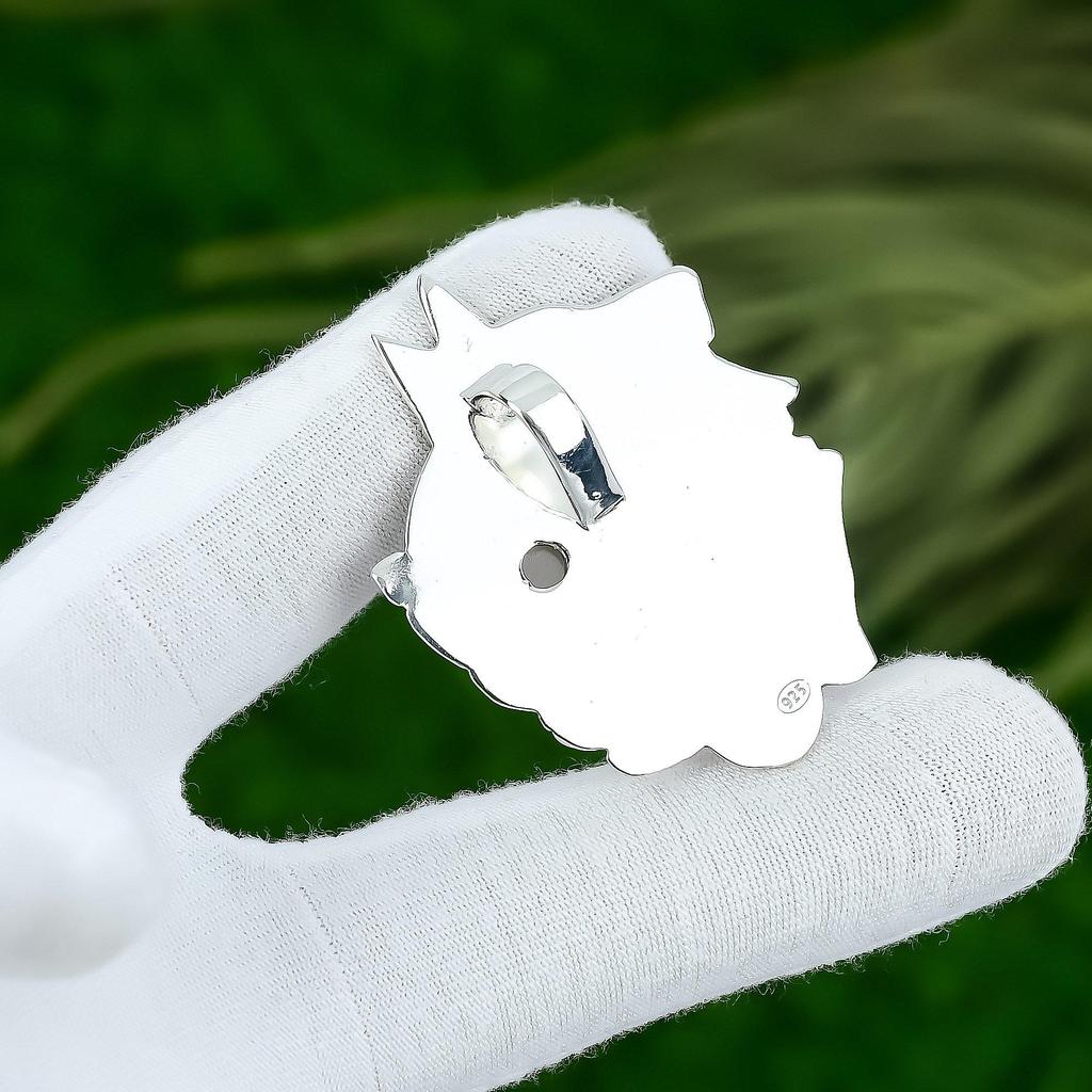 Подарок для нее Ювелирная подвеска из стерлингового серебра 925 пробы с натуральным розовым кварцем