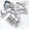 10Yards/roll Silk Ribbon Bow Decoration Silver Ribbon DIY Hair Accessories Silver Weft Ribbon Clothing Accessories 1/1.5/2.5/3.8cm
