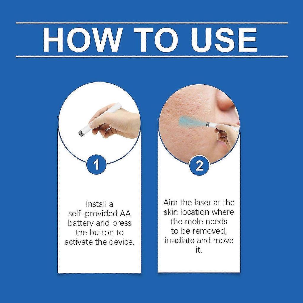 Professional Skin Care Pen for Pigmentation , Blemish Removal Easy-to-Use, Precision Laser Treatment for Clearer, Even Skin, Portable , Safe at Home