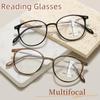 Anti Blue Light Progressive Multifocal Reading Glasses High-Definition Ultra Light Presbyopia Glasses Finished Near Far Eyewear