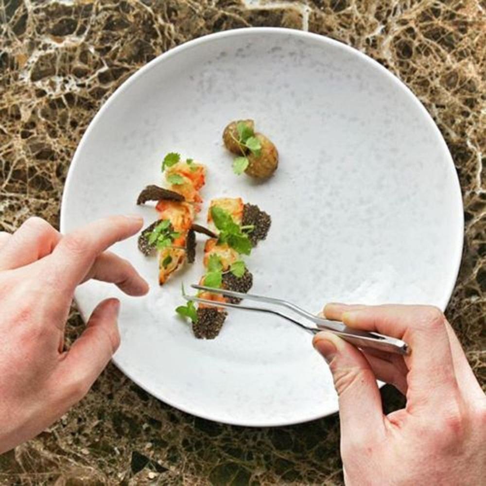 Kitchen Tool Serving Presentation Chef Grill Barbecue Tongs Food Tweezer BBQ Clip Pliers