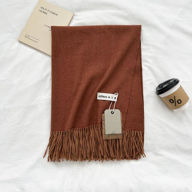 Women Men Winter Thick Cable Knit Wrap Chunky Warm Scarf