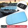 2/1pcs Left Right Side Wing Mirror Car Heated Rearview Mirror Glass 51168209811 for BMW 7 Series E38 95-01/5 Series E39 00-03