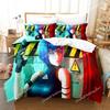 Комплект постельного белья Ghost In The Shell Single Twin Full Queen King Size Bed Set Adult Kids Bedroom Duvetcover Sets 3D Anime Bed Shelf Set