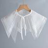 Women Lapel Fake Collar Shawl Female Removable Shoulder Wraps Detachable Collar Girls Summer Dress Shirt Necklace Scarf