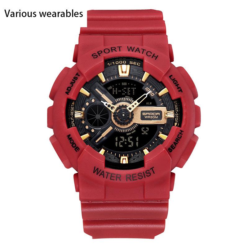 Корейская мода тренд микро бизнес светящиеся электронные спортивные модные студенческие корейские конфеты детские парные часы