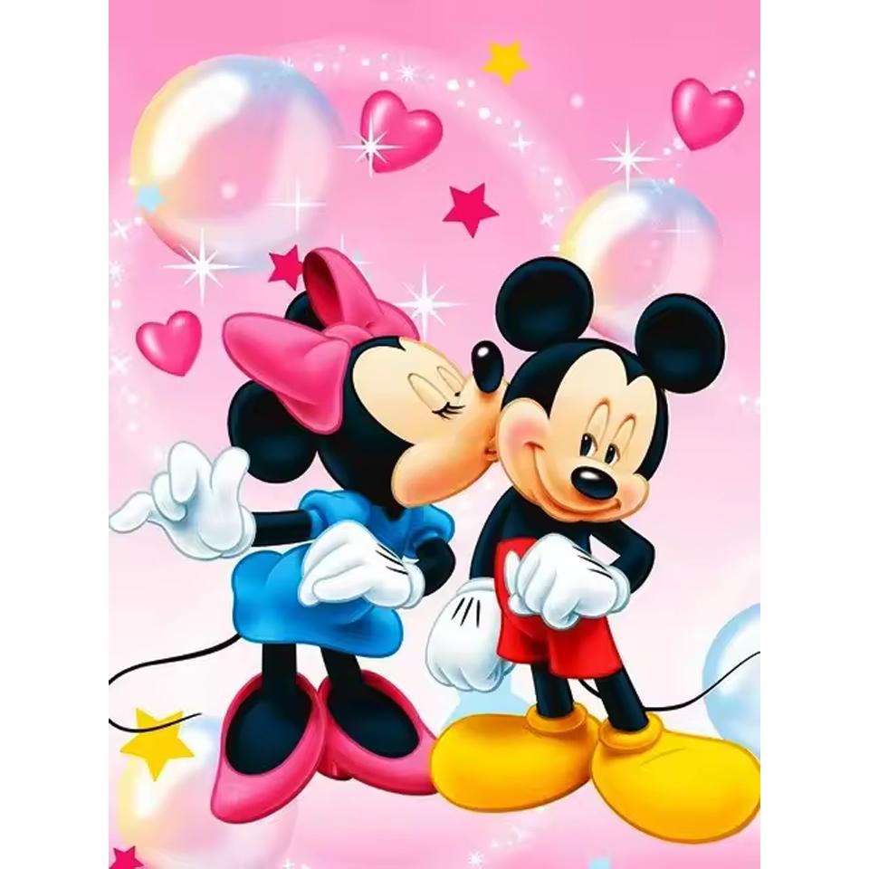 Минни 5D Алмазная Живопись Дисней Полная Алмазная Вышивка Мультфильм DIY Стразы Картинки Наборы для Вышивки Крестом Поделки Декор Дома