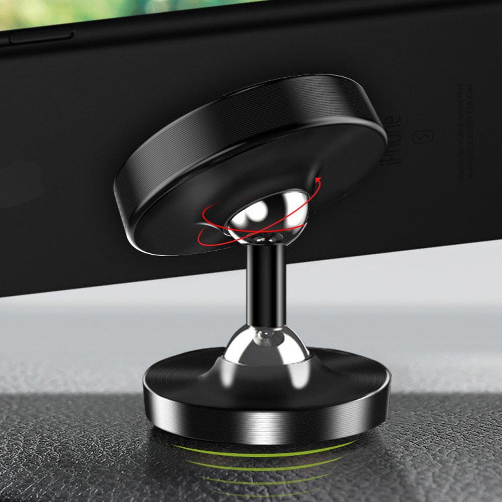 Double-sided Magnetic Phone Holder For IPhone 14 13 Dual Car Phone Mount Stand For Gym Kitchen Metal