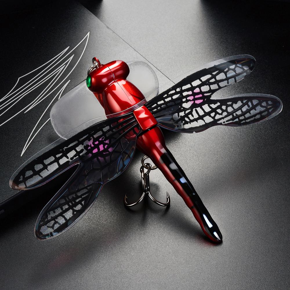 Dragonfly 1pcs5pcs Ftk Dry Topwater Flies Insect Fly Fishing Lure 62g 75mm Trout Popper Artificial Bait Wobblers For Trolling Hard Lure