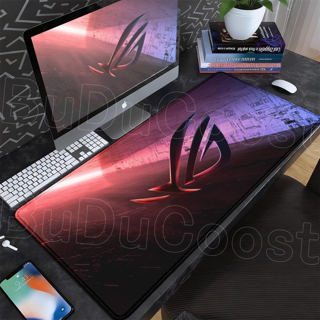 Laptops Office Non-slip Extend Table Pad PC Playmat Large Asus Rog Keyboard Mouse Mats 30x80cm Gaming Lock Edge Mousepad Durable