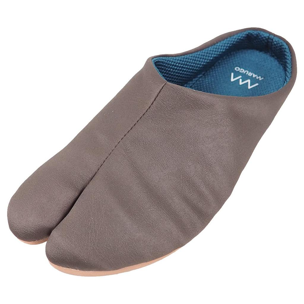 Margo PATTABI Room Shoes, Tabi-Style Slippers, Lightweight, Indoor Wear, Brown, Size M (26.0-28.0cm)