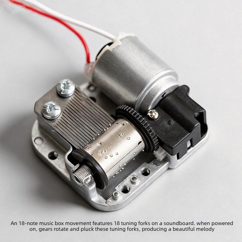 1.5V Electric Music Box Movement Metal Mini Diy Gift Music Mechanical Decorative Collectibles for Girl Boy Friend Birthday Gifts