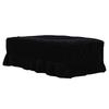 TKY Piano Chair Piano Chair Velvet Cover, Single-Seater Cover, Decorative, Protective, Dustproof, (Black)