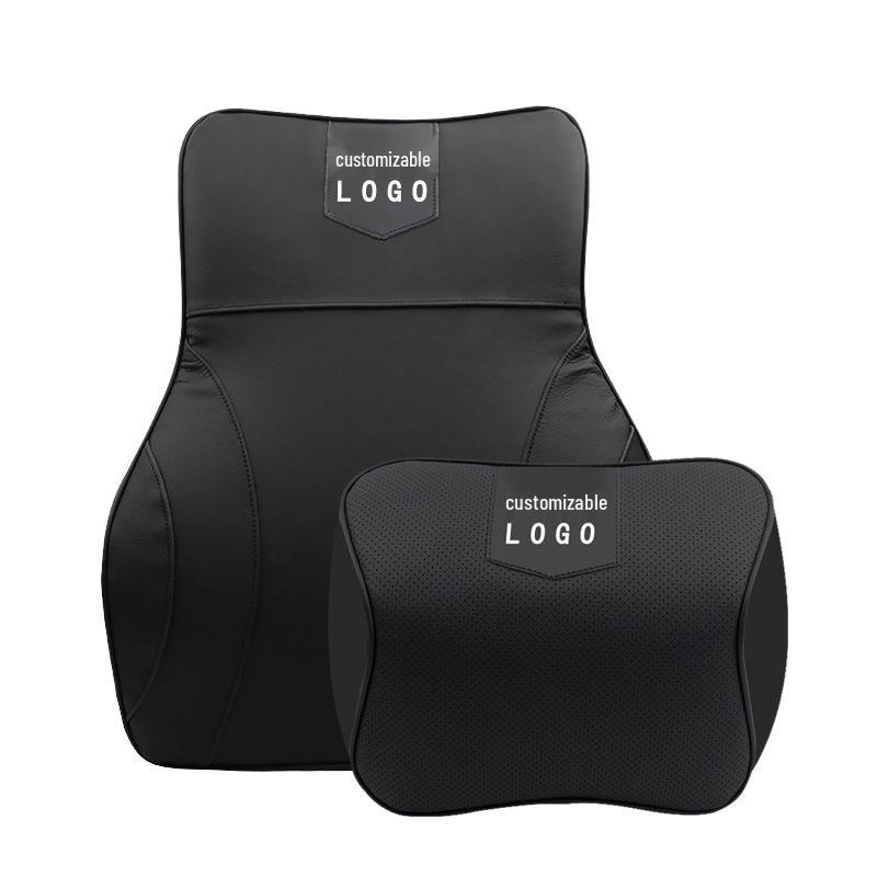 Buick Car Headrest and Lumbar Support Pillow - Memory Foam, Customizable Logo