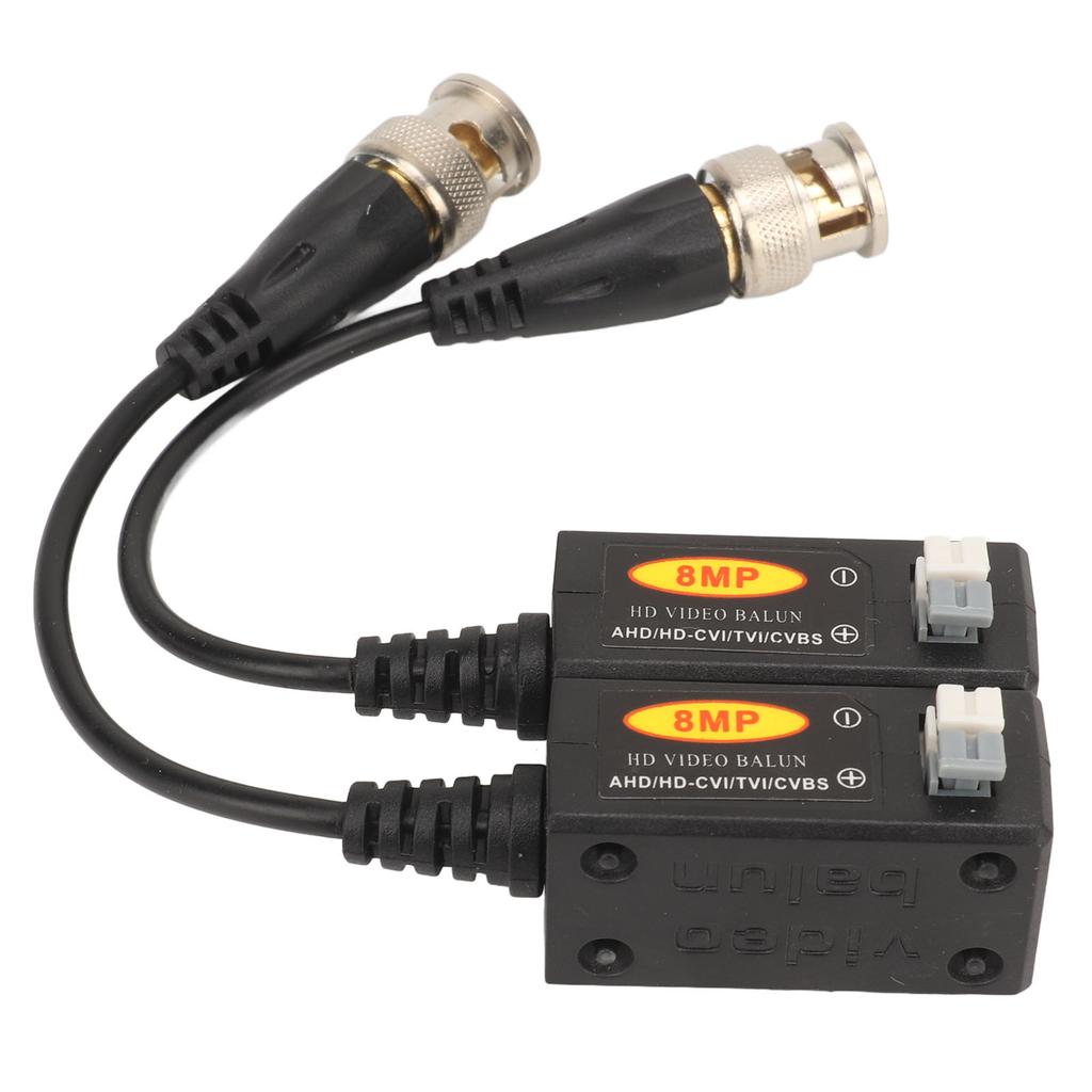 Видео балун высокой четкости CVBS AHD CVI TVI одноканальный BNC видео передатчик 8MP витая пара