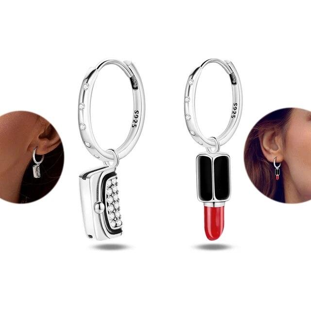 2023 сверкающее серебро 925 пробы, серьги, оригинальные подвески, серьги-кольца для женщин, ювелирные изделия, подарки