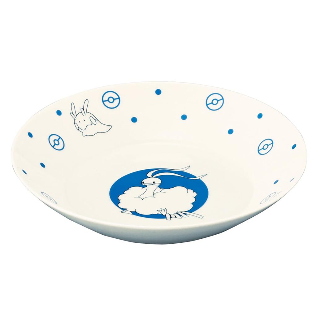Yamaka Shoten 22 X Dragon Type Series "Pokémon" Pasta/Curry Plate, Approx. 4cm, Design, Pokémon Merchandise, Tableware, 3, Blue, PM272-355