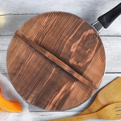 Крышка из натурального дерева для сковородок и кастрюль