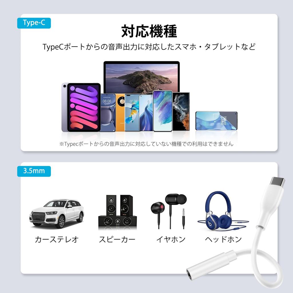 Переходник для наушников типа C на 4-полюсный аудиоадаптер с высоким разрешением, совместимый с гарнитурой, микрофон, оснащенный ЦАП, громкость вызова