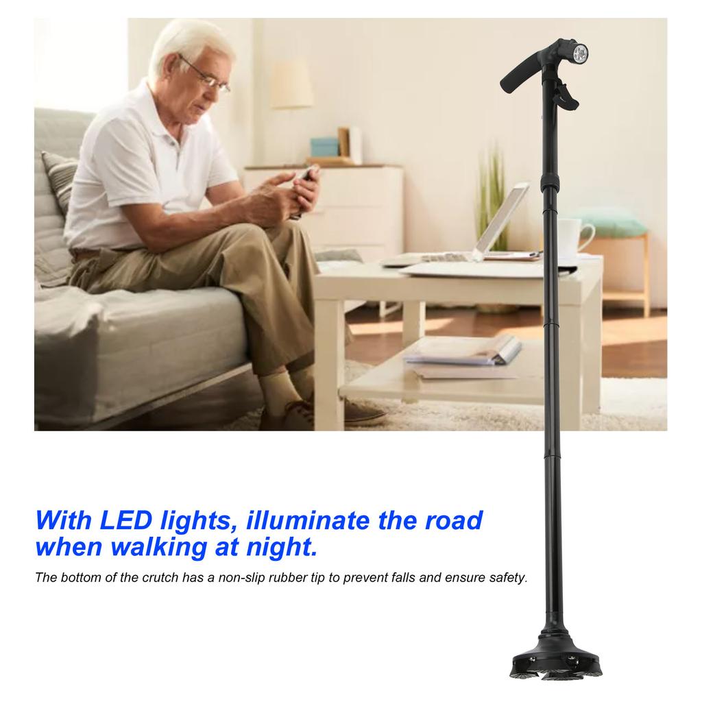 Трость для ходьбы из алюминиевого сплава, складная, 10, регулируемая высота, для мужчин, женщин, пожилых людей