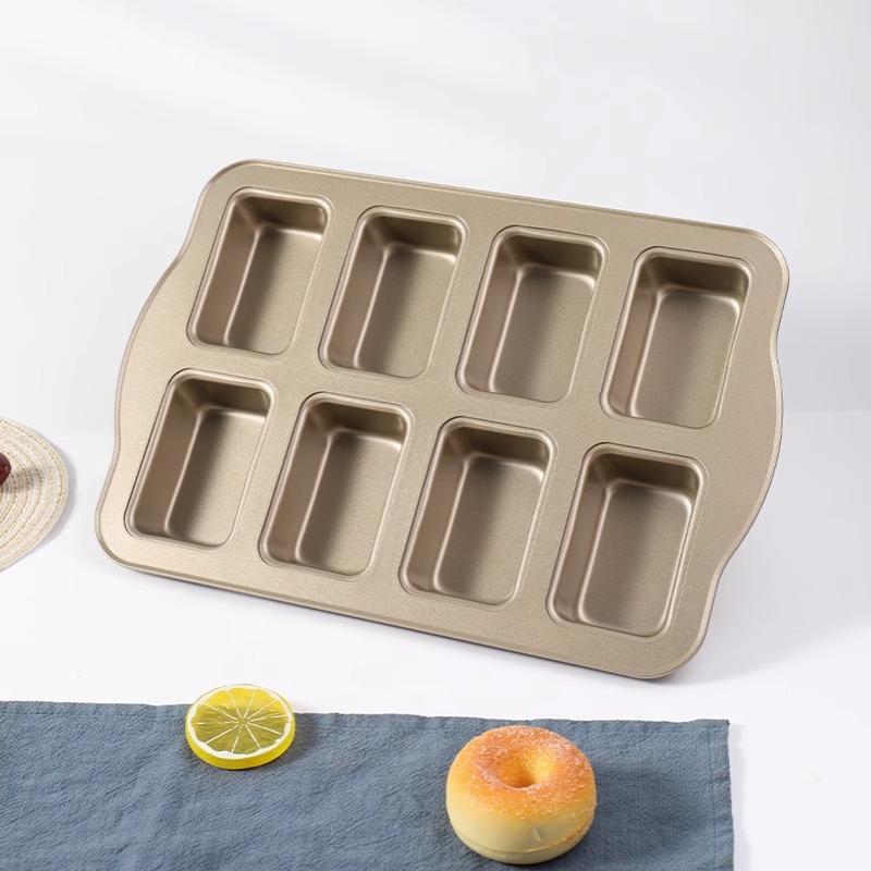 1 шт. форма для выпечки на 8 ячеек, мини-формы для хлеба, форма для тостов и маффинов с антипригарным покрытием, форма для выпечки в духовке, форма для кексов, инструменты для выпечки для домашнего использования