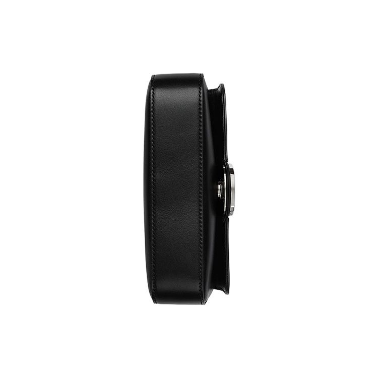Gucci Petite GG Double G Logo Detachable Chain Push Lock Closure Leather Handbag Mini Women handbag Black 760194-AABSG-1000