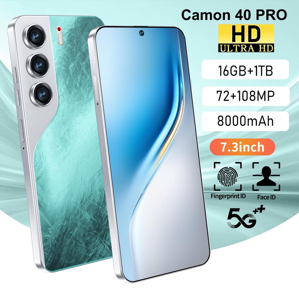 Camon40 Pro - 7,3-дюймовый Android-смартфон с 16 ГБ ОЗУ и 1 ТБ памяти