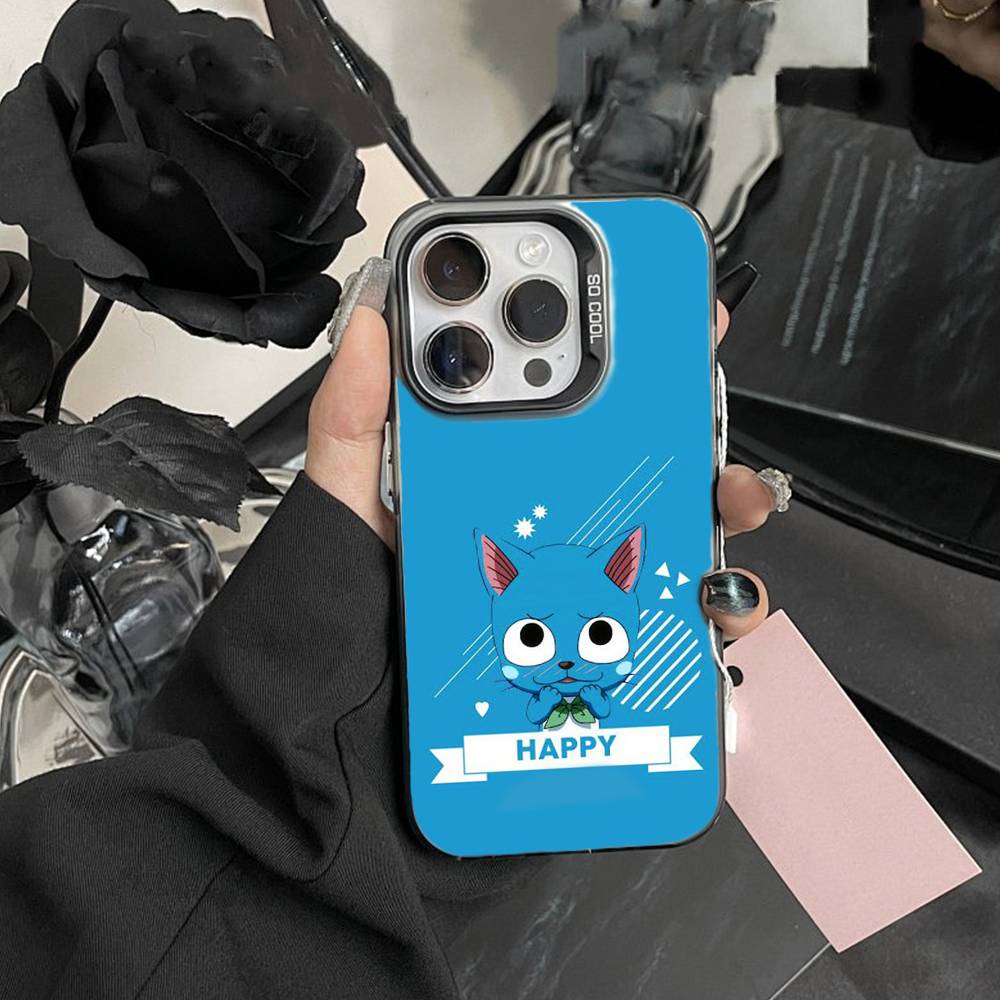 ЧЕХОЛ ДЛЯ ТЕЛЕФОНА ANIME S-FAIRY TAIL Для IPhone 16 17 15 14 12 13 Pro Max Черный Цвет Ударопрочный Чехол