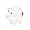 Cute Cartoon Piggy Money Bank Handmade Multi-purpose Coins Saving Box Practical Durable Glass Money Jar Desktop