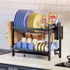 Compact Dish Rack Multifunctional Dish Drying Rack Rustproof Kitchen Dish Drying Rack