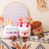 Cute Animal Doll Birthday Cake Doll Children Plush Toys Home Doll Decoration Creative Birthday Gift