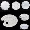 White Painting Supplies Alternatives Paint Round Palette Watercolor Plastic Palette Art Paint Tray