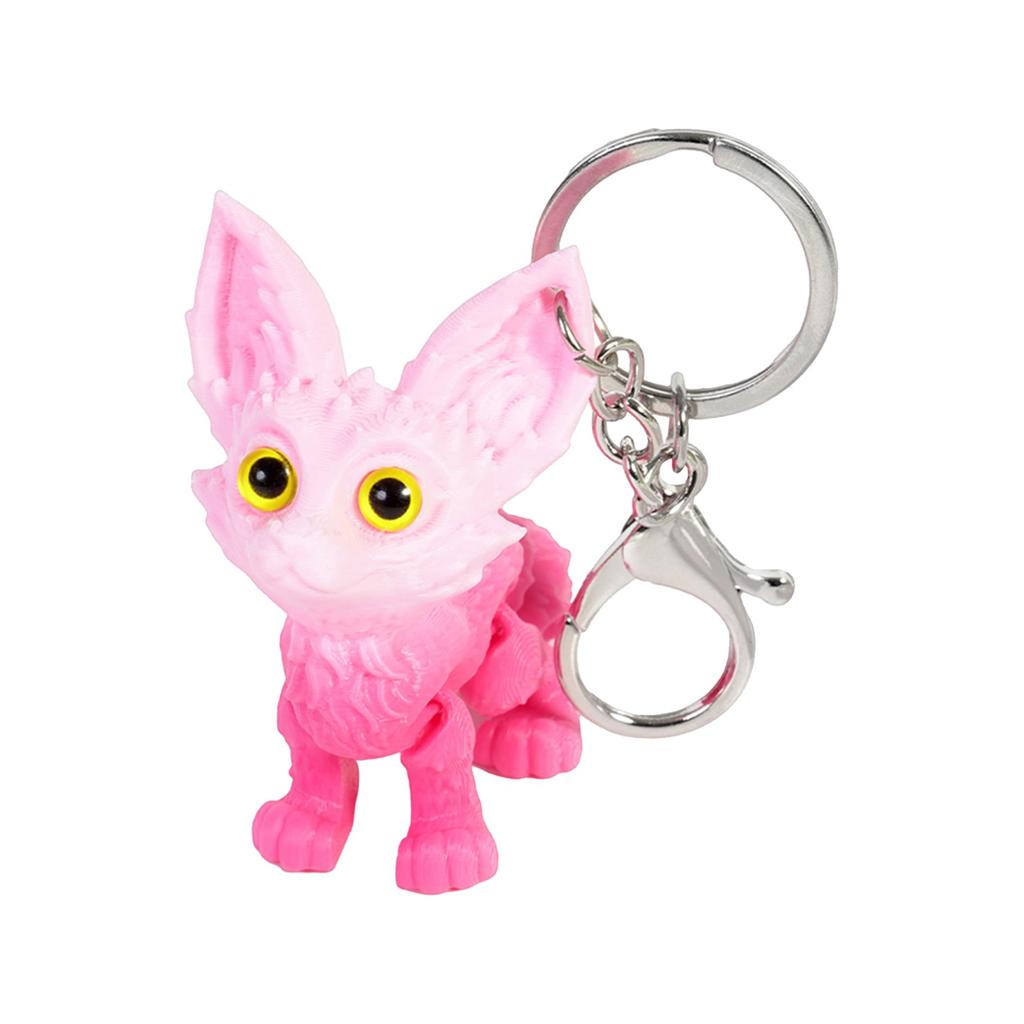 3D-печатный милый трехмерный брелок для ключей школьный рюкзак маленький кулон подарок маленький орнамент