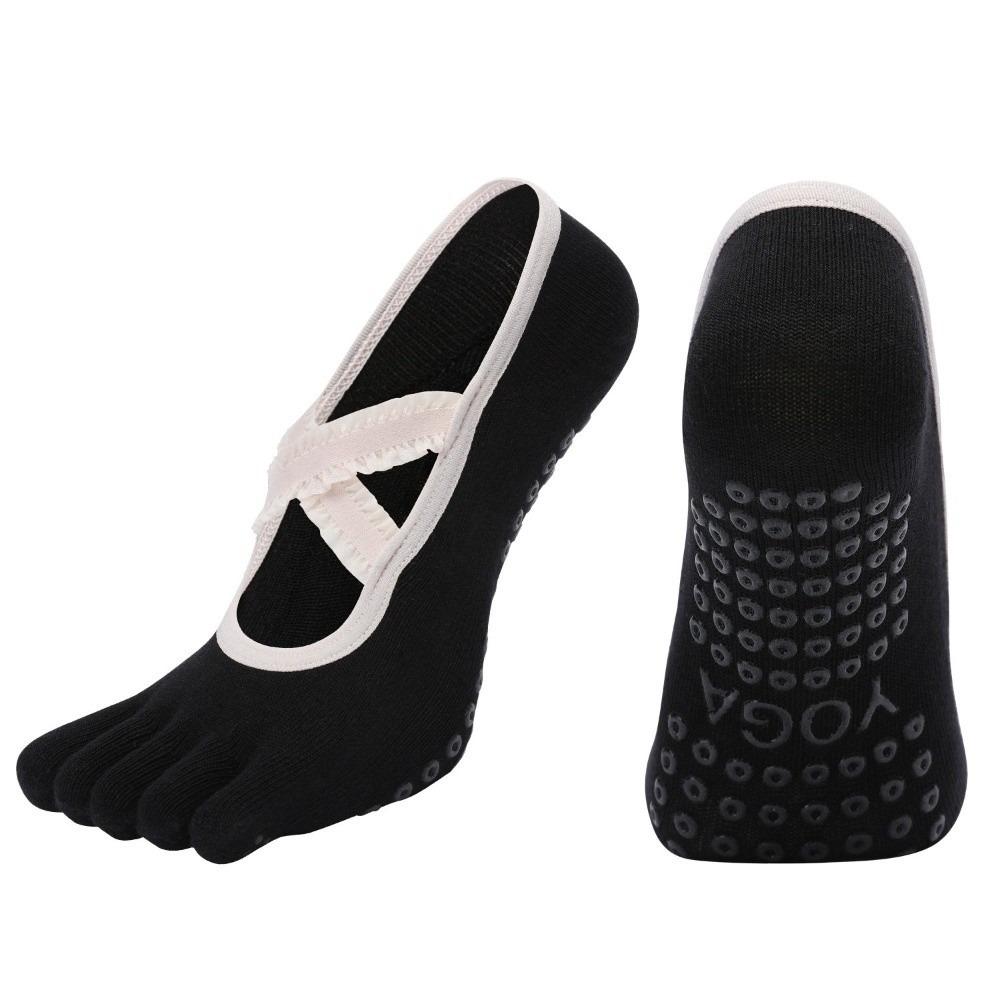 Breathable Pilates Socks Lace Bandage Fitness Socks Fashion Non-Slip Socks Pilates Studio