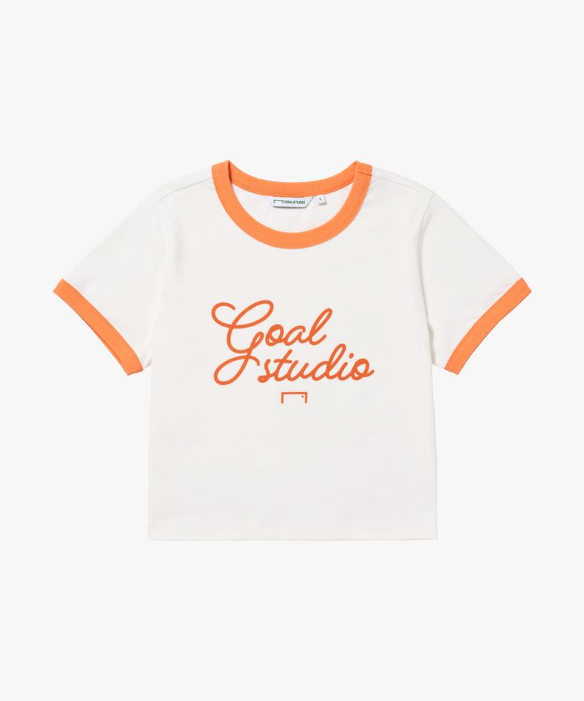 GOALSTUDIO Ws Script Linger Tee-Orange