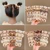 10Pcs/Set Baby Cartoon Hair Band Girls Cute Bow Hair Ties Princess Elastic Rubber Bands Headbands Kids Hair Accessories