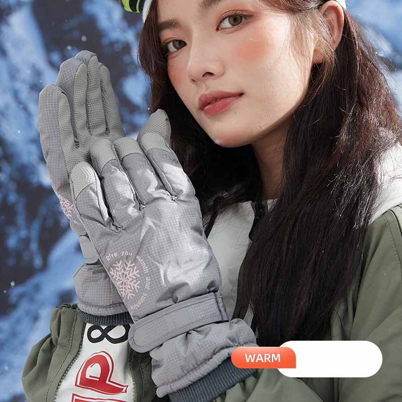 Зимние теплые перчатки с сенсорным экраном, лыжные, велосипедные, для занятий спортом на открытом воздухе, водонепроницаемые, ветрозащитные, толстые перчатки с флисовой подкладкой, парные, мужские, женские